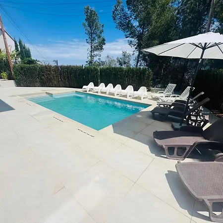 Lujo Playa Piscina Jardin Barbacoa Ideal Familias Y Grupos *